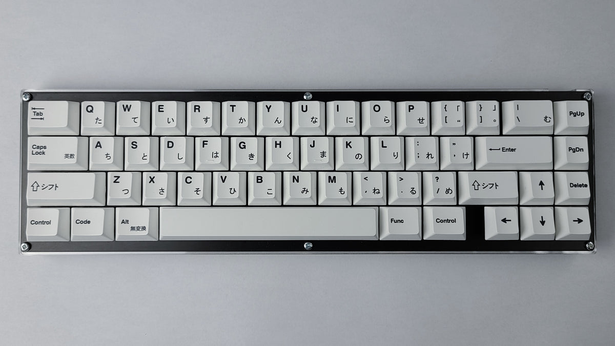 picture of rocky elbert with white keycaps